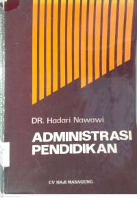 Image of ADMINISTRASI PENDIDIKAN
