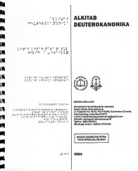 Image of ALKITAB DEUTEROKANONIKA : KITAB KISAH PARA RASUL JILID 3 - BRAILLE