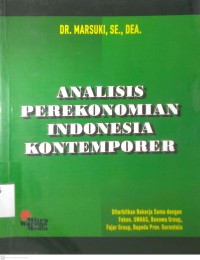 Image of ANALISIS PEREKONOMIAN INDONESIA KONTEMPORER