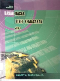 Image of DASAR-DASAR RISET PEMASARAN (EDISI KEEMPAT, JILID 1)