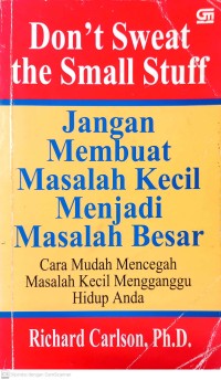 Image of DON'T SWEAT THE SMALL STUFF