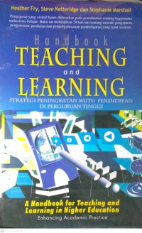 Image of HANDBOOK TEACHING AND LEARNING