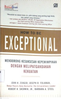 Image of HOW TO BE EXCEPTIONAL