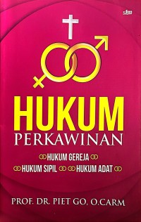 Image of HUKUM PERKAWINAN (HUKUM GEREJA, HUKUM SIPIL, HUKUM ADAT)