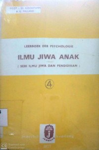Image of ILMU JIWA ANAK : SERI ILMU JIWA DAN PENDIDIKAN