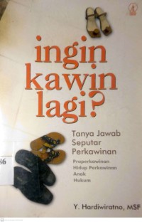 Image of INGIN KAWIN LAGI?