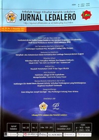 Image of JURNAL LEDALERO : VOL.20, NO.2 DESEMBER 2021