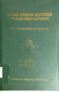 Image of KITAB HUKUM KANONIK 