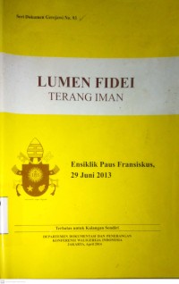 Image of LUMEN FIDEI : TERANG IMAN
