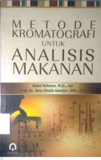 Image of METODE KROMATOGRAFI UNTUK ANALISIS MAKANAN