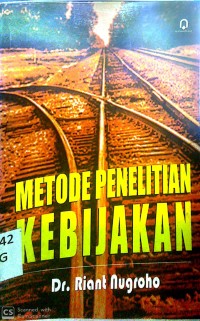 Image of METODE PENELITIAN KEBIJAKAN