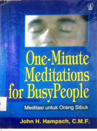Image of ONE - MINUTE MEDITATIONS FOR BUSY PEOPLE