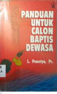 Image of PANDUAN UNTUK CALON BAPTIS DEWASA