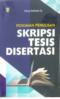 Image of PEDOMAN PENULISAN SKRIPSI TESIS DISERTASI