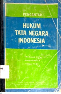 Image of PENGANTAR HUKUM TATA NEGARA INDONESIA
