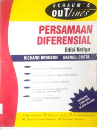 Image of PERSAMAAN DIFERENSIAL (EDISI KETIGA)