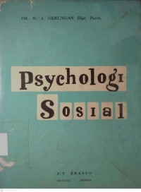 Image of PSYCHOLOGI SOSIAL