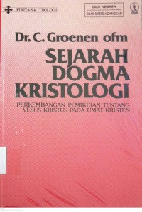 Image of SEJARAH DOGMA KRISTOLOGI
