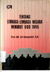 Image of TENTANG LEMBAGA-LEMBAGA NEGARA MENURUT UUD 1945