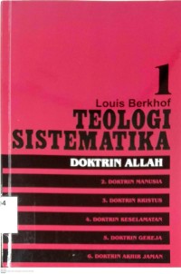 Image of TEOLOGI SISTEMATIKA VOL 1 : DOKTRIN ALLAH