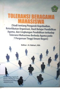 Image of TOLERANSI BERAGAMA MAHASISWA