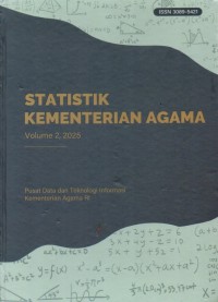 Image of STATISTIK KEMENTERIAN AGAMA VOLUME 2, 2025
