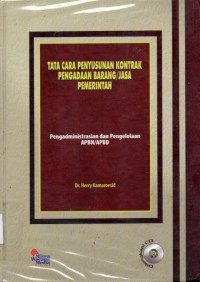 Image of TATA CARA PENYUSUNAN KONTRAK PENGADAAN BARANG/JASA PEMERINTAH